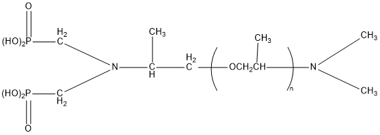 多氨基多醚基甲叉膦酸（PAPEMP）结构式