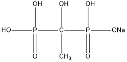 羟基乙叉二膦酸钠（HEDP·Na）结构式